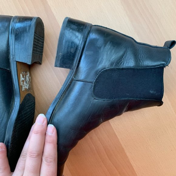 leather chelsea ankle boots quiet luxury - Picture 7 of 16